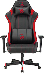 Кресло игровое A4Tech Bloody GC-990 черный/красный экокожа крестов. металл