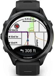 Смарт-часы Garmin Forerunner 970 47мм 1.4" AMOLED корп.черный рем.черный (010-02969-10)