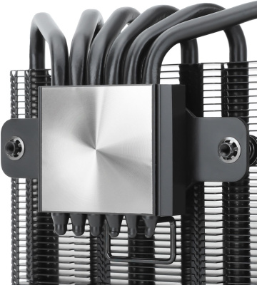 Устройство охлаждения(кулер) Thermalright AXP120-X67 Black ARGB Soc-AM5/AM4/1151/1200/2066/2011/1700 4-pin 26.1dB Al+Cu 490gr Ret (AXP120-X67-BL-ARGB)