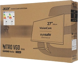 Монитор Acer 27" Nitro VG270M3bmiipx черный IPS LED 1ms 16:9 HDMI M/M 250cd 178гр/178гр 1920x1080 180Hz FreeSync Premium DP FHD 4.8кг