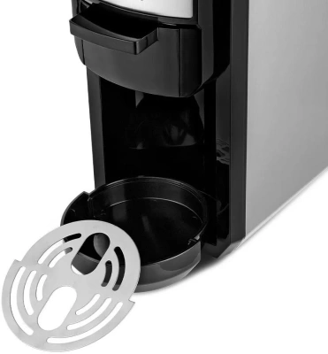 Кофемашина Kitfort КТ-7192 1450Вт серебристый/черный