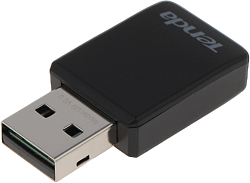 Сетевой адаптер Wi-Fi Tenda U9 AC650 USB 2.0 (ант.внутр.)