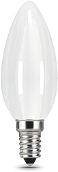 Лампа светодиодная Gauss Filament 103201109-D 9Вт цок.:E14 свеча 220B св.свеч.бел.теп. (упак.:10шт)
