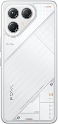 Смартфон Tecno Pova 7 Ultra 5G 256Gb 12Gb белый моноблок 3G 4G 2Sim 6.67" 1260x2800 Android 15 108Mpix 802.11 a/b/g/n/ac/ax NFC GPS GSM900/1800 Protect