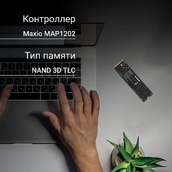 Накопитель SSD Digma PCIe 3.0 x4 2TB DGSM3002TM23T Mega M2 M.2 2280