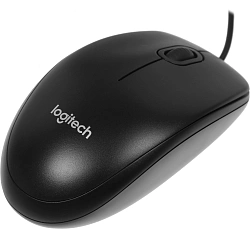 Мышь Logitech M100r черный оптическая 1000dpi USB 2but (910-006765)