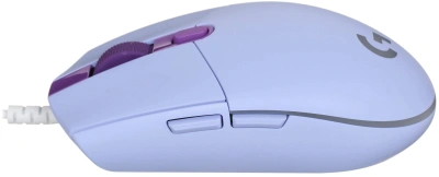 Мышь Logitech G102 LightSync сиреневый оптическая 8000dpi USB 6but (910-005857)