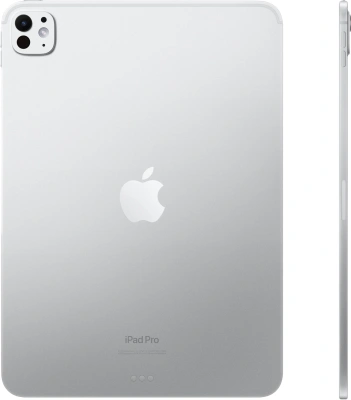 Планшет Apple iPad Pro 2024 A2836 M4 9C RAM8Gb ROM256Gb 11" OLED 2420x1668 iOS серебристый 12Mpix 12Mpix BT WiFi 10hr