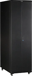 Шкаф серверный Lanmaster (TWT-CBB-32U-6X6-G1) напольный 32U 600x600мм пер.дв.стекл металл 2 бок.пан. 800кг черный