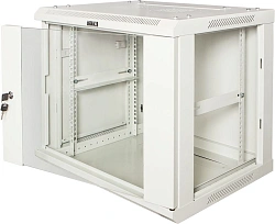 Шкаф коммутационный Lanmaster (TWT-CBWPG-6U-6X8-GY) настенный 6U 600x800мм пер.дв.стекл 60кг серый 368мм IP20