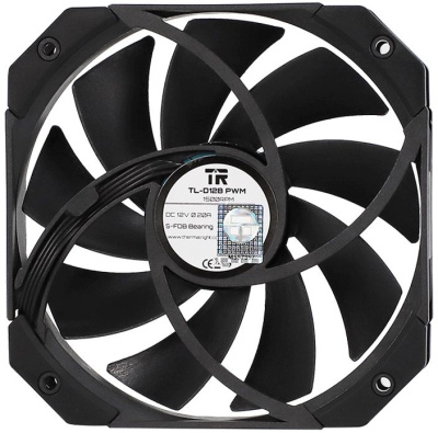 Вентилятор для корпуса Thermalright TL-D12B 120х120x25 черный 4-pin 25.2дБ Ret