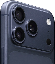 Смартфон Apple A3523 iPhone 17 Pro 256Gb темно-синий моноблок 3G 4G 1Sim 6.3" 1206x2622 iOS 26 48Mpix 802.11 a/b/g/n/ac/ax/be NFC GPS Protect