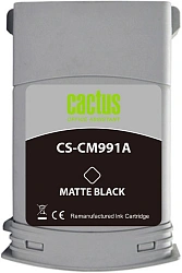 Картридж струйный Cactus CS-CM991A №761 черный пигментный (400мл) для HP DesignJet T7100/Т7200 с чипом