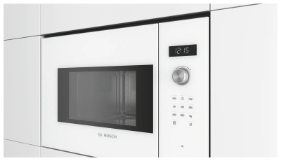 Микроволновая печь Bosch BFL524MW0 20л. 800Вт белый (встраиваемая)