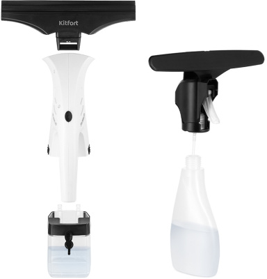 Мойщик окон Kitfort КТ-5163 шир.скреб.:280мм пит.:от аккум. белый/черный