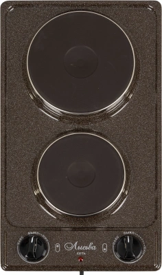 Плита Электрическая Лысьва ЭПБ 22 коричневый/рябчик эмаль (настольная)