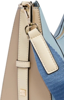 Сумка женская Piquadro Circle BD6657W92/AZBE2 голубой/бежевый натур.кожа