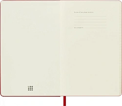 Ежедневник Moleskine CLASSIC Pocket 90x140мм 400стр. красный