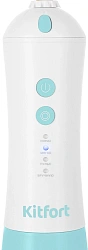 Ирригатор Kitfort КТ-2958-3 портатив. 4насад. бирюзовый/белый