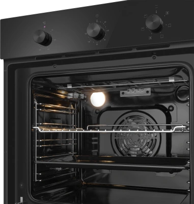 Духовой шкаф Электрический Meferi Light MEO606BK черный/нержавеющая сталь
