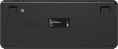 Клавиатура Оклик K257W черный USB беспроводная Multimedia (подставка для запястий) (2070286)