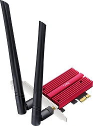 Сетевая карта Wi-Fi + Bluetooth Cudy WE9300 BE9300 PCI Express x1 (ант.внеш.съем) 2ант.