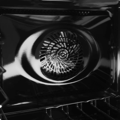 Духовой шкаф Электрический Hyundai HMEO 6780 BG черное стекло/серебристый