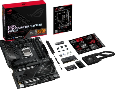 Материнская плата Asus ROG CROSSHAIR X870E APEX SocketAM5 AMD X870E 2xDDR5 ATX AC`97 8ch(7.1) 5Gigabit RAID