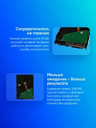 Жесткий диск Seagate SATA-III 2TB ST2000DM005 Desktop Barracuda 4KN (5400rpm) 256Mb 3.5"