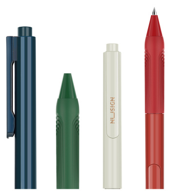 Ручка гелев. автоматическая Deli Nusign NS646 ассорти черн. черн. линия 0.5мм