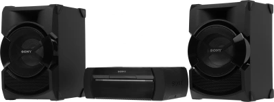 Минисистема Sony Shake-X10 черный 1200Вт CD CDRW DVD DVDRW FM USB BT