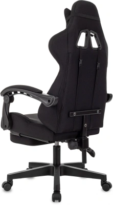 Кресло игровое Zombie Shadow черный Neo Black с подголов. крестов. пластик подст.для ног пластик черный