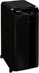 Шредер Fellowes AutoMax 450C черный с автоподачей (секр.P-4) фрагменты 450лист. 68лтр. скрепки скобы пл.карты CD