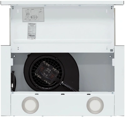 Вытяжка встраиваемая Krona KAMILLA T 500 WHITE белый управление: кнопочное (1 мотор)