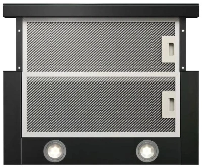 Вытяжка встраиваемая Kuppersberg High-Tech Slimtouch 60 B черный управление: кнопочное (1 мотор)
