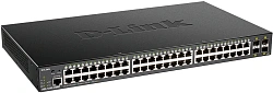 Коммутатор D-Link DGS-1250-52XMP/RU/A1A 48x1Гбит/с 4SFP+ 370W управляемый
