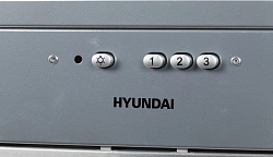 Вытяжка встраиваемая Hyundai HBB 6035 IX серебристый управление: кнопочное (1 мотор)
