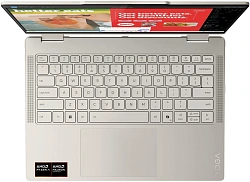 Ноутбук Lenovo Yoga 7 14AKP10 Ryzen AI 7 350 24Gb SSD1Tb AMD Radeon 860M 14" OLED Touch WUXGA (1920x1200) без ОС beige WiFi BT Cam (83JR0062RK)