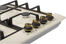 Газовая варочная поверхность Korting HG 661 CTB слоновая кость