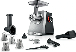 Мясорубка Bosch Series 8 MFWS840M 2500Вт черный