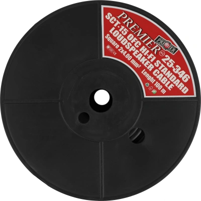 Кабель акустический Premier SCT-15 BC 100м. (катушка:100м) желтый (25-346 100)