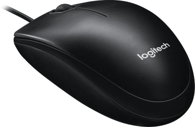 Мышь Logitech M100r черный оптическая 1000dpi USB 2but (910-006766)