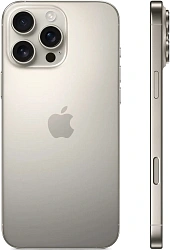 Смартфон Apple A3296 iPhone 16 Pro Max 256Gb титан моноблок 3G 4G 1Sim 6.9" 1320x2868 iOS 18 48Mpix 802.11 a/b/g/n/ac/ax/be NFC GPS Protect