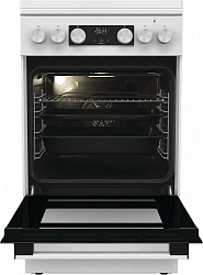 Плита Комбинированная Gorenje GK5C42WF-B белый (металлическая крышка) реш.чугун