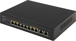 Коммутатор Cudy GS1010PE (L2) 10x1Гбит/с 8PoE+ 120W неуправляемый