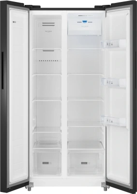 Холодильник Weissgauff WSBS 500 Inverter NoFrost Black 2-хкамерн. черный