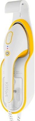 Отпариватель ручной Kitfort КТ-9130-1 1500Вт белый/желтый
