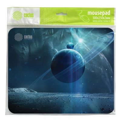 Коврик для мыши Cactus Saturn рисунок 300x250x2мм (CS-MP-P03M)