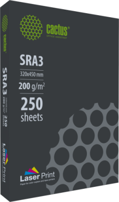 Бумага Cactus CS-LPSRA3200250 SRA3/200г/м2/250л./белый для лазерной печати