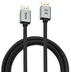 Кабель аудио-видео Buro V1.4 DisplayPort (m)/DisplayPort (m) 3м. позолоч.конт. черный (BHP-DPP-1.4-3G)